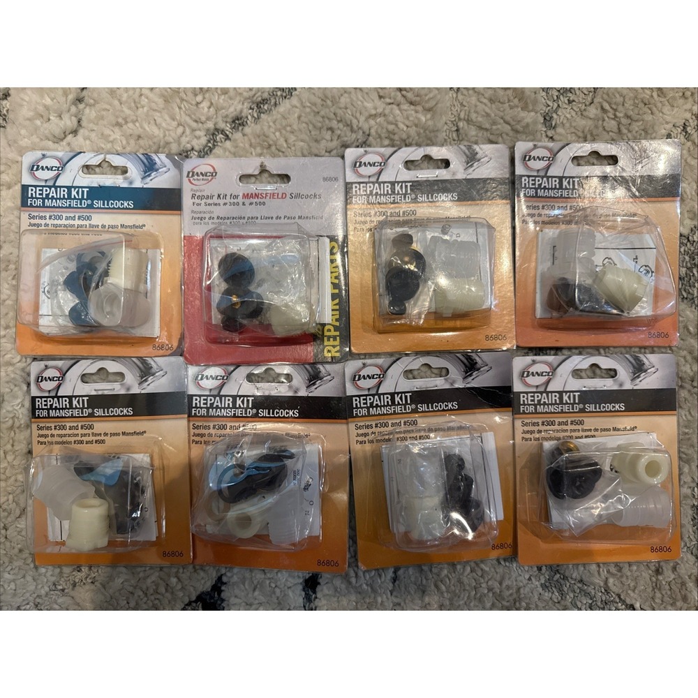 Lot Of 8 Danco MANSFIELD Frost Free SILLCOCK Repair Kit for Series 300 / 500 NEW